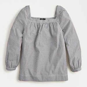 J. Crew Gingham Blouse